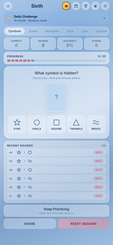 Sixth: Sense & Intuition iPhone screenshot