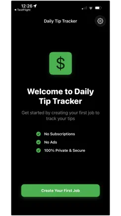 Daily Tip Tracker iPhone image 1