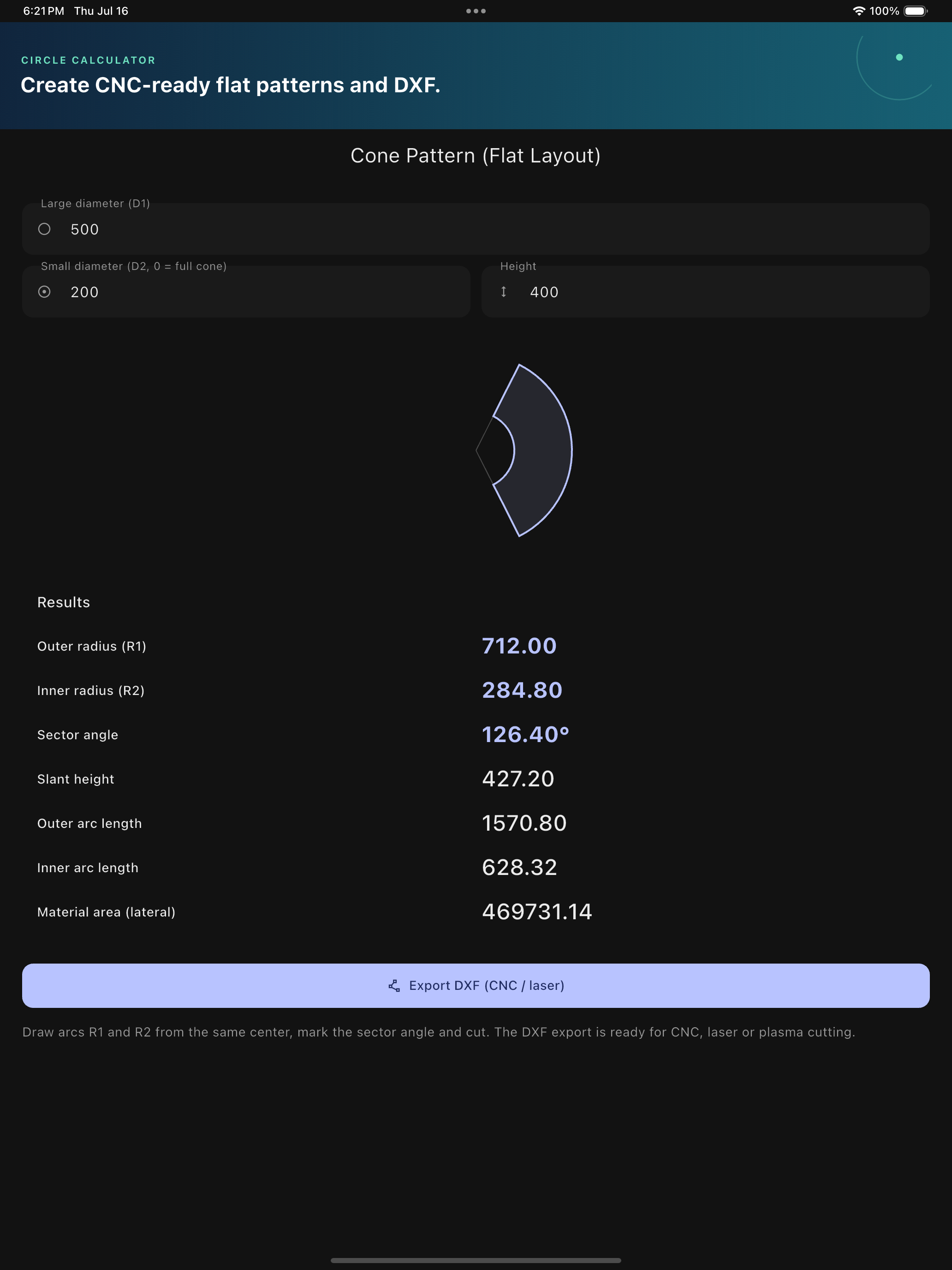 Circle Calculator - Geometry screenshot 13
