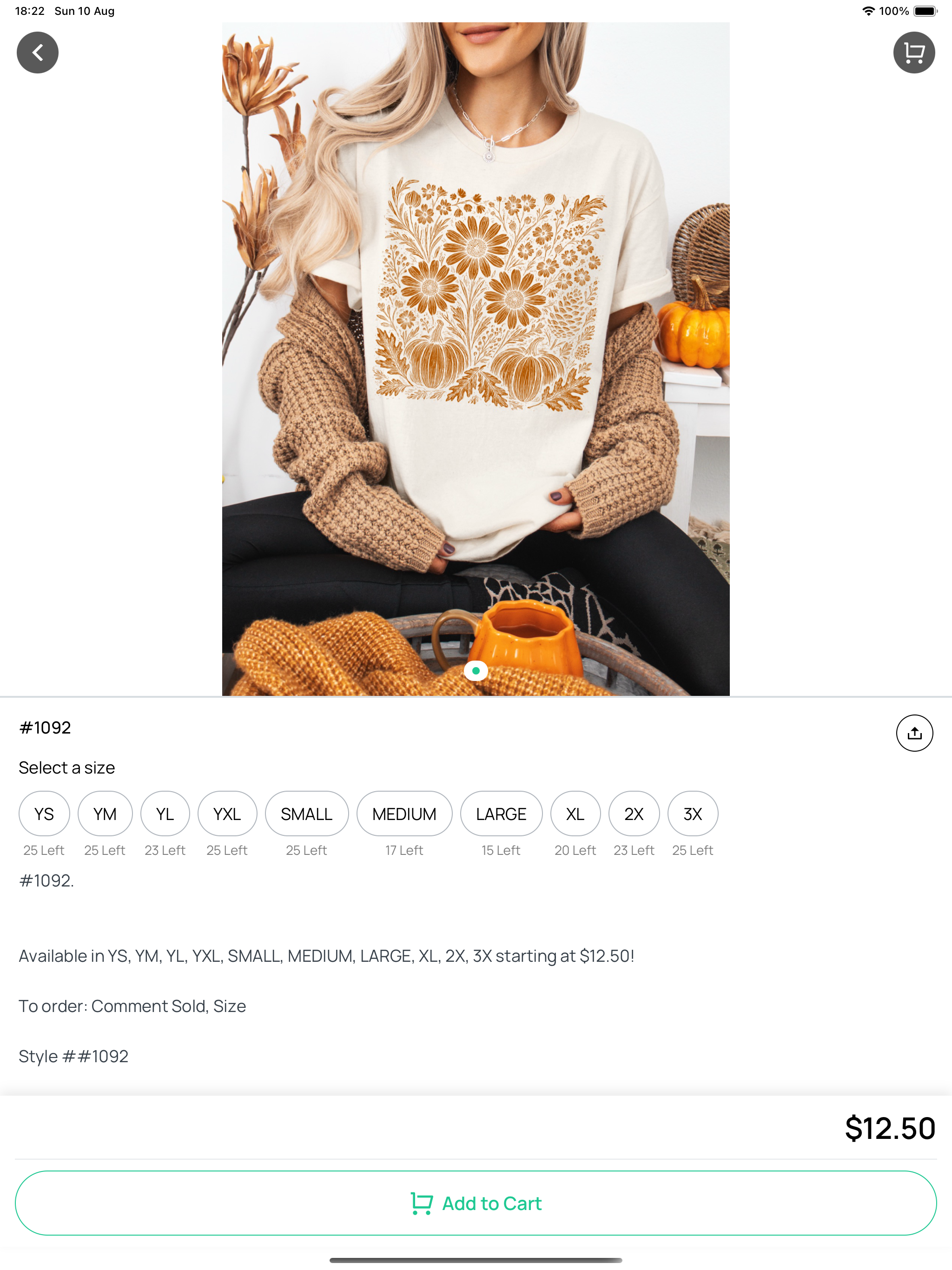 Teal Cactus Tees screenshot 5