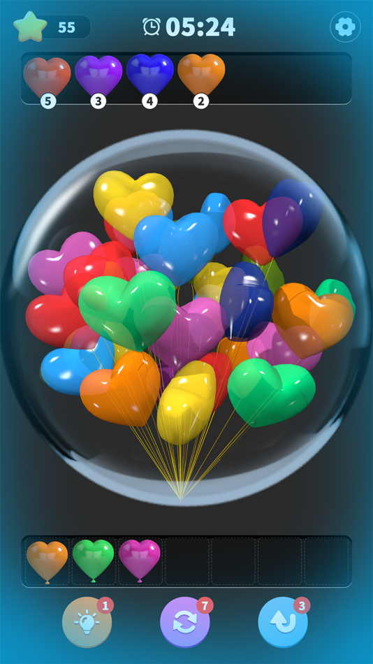 #7. Balloon Triple Match: Match 3D (iOS) 来自: HIGGS TECHNOLOGY CO., LIMITED