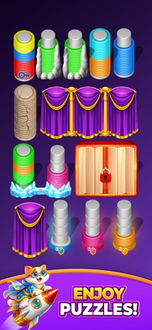Slinky Sort 3D iPhone screenshot