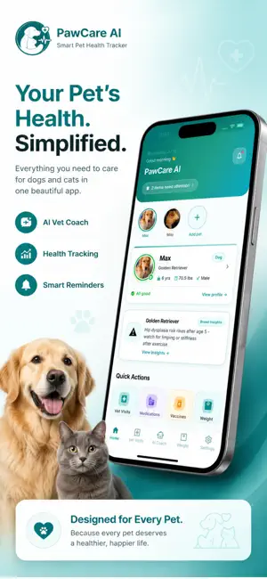 PawCare AI: Pet Health Tracker screenshot 1