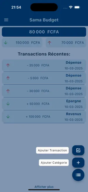 Sama Budget screenshot 1