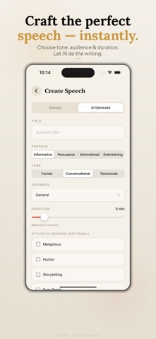 SpeechPrep screenshot