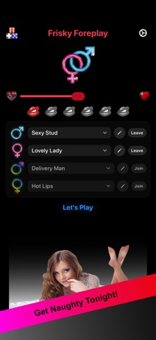 Frisky Foreplay Game app screenshot