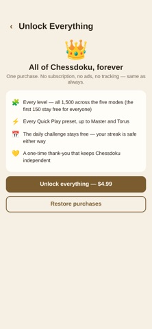 Chessdoku Screenshot 6 of 7