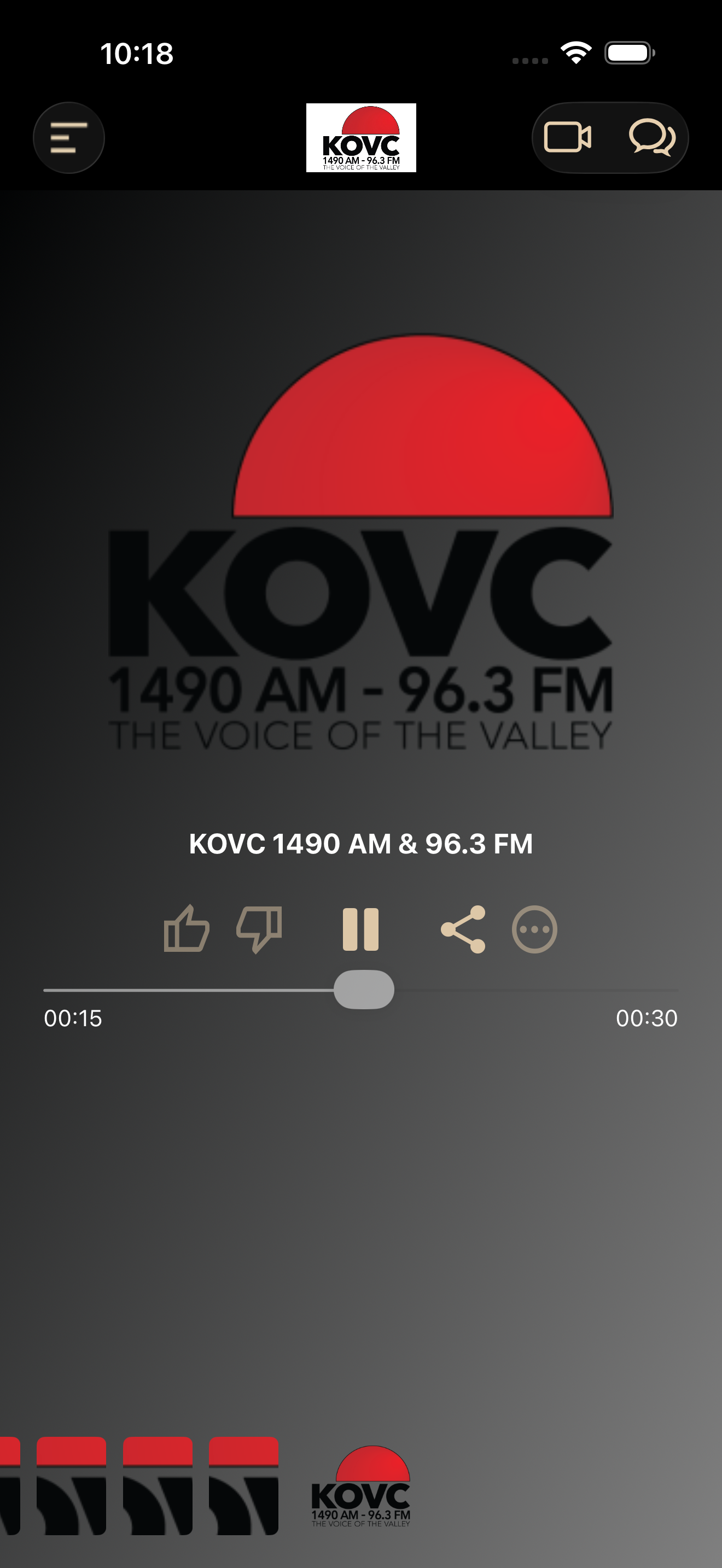 KOVC The Voice of the Valley screenshot 2