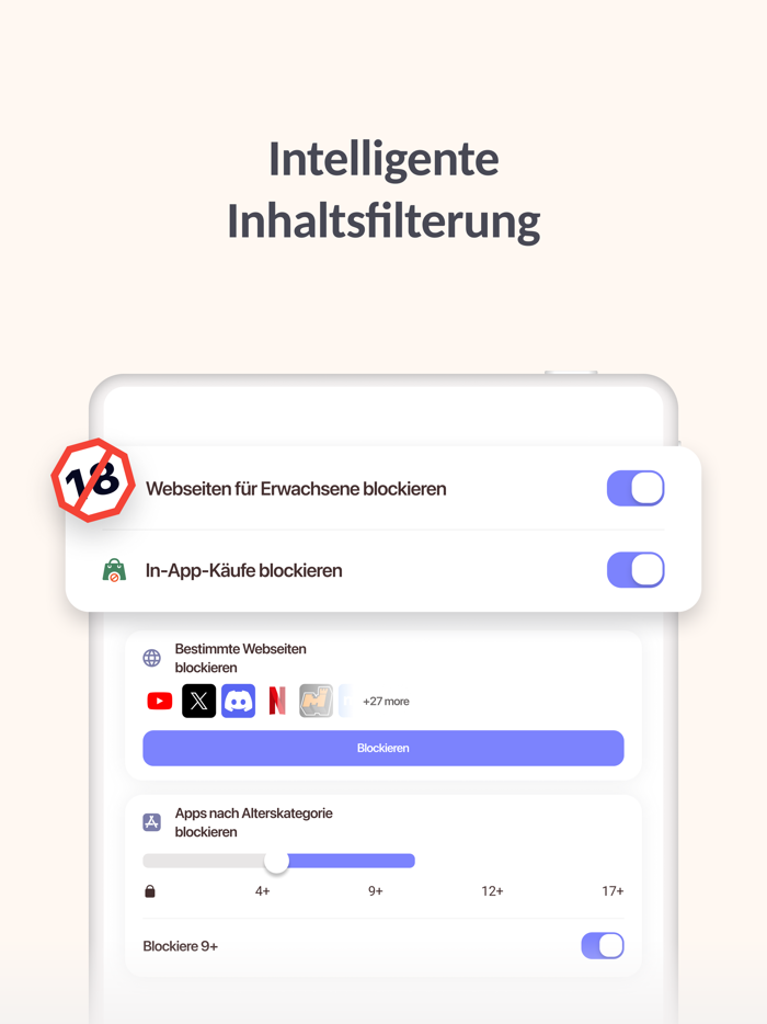 Kindersicherung,Bildschirmzeit