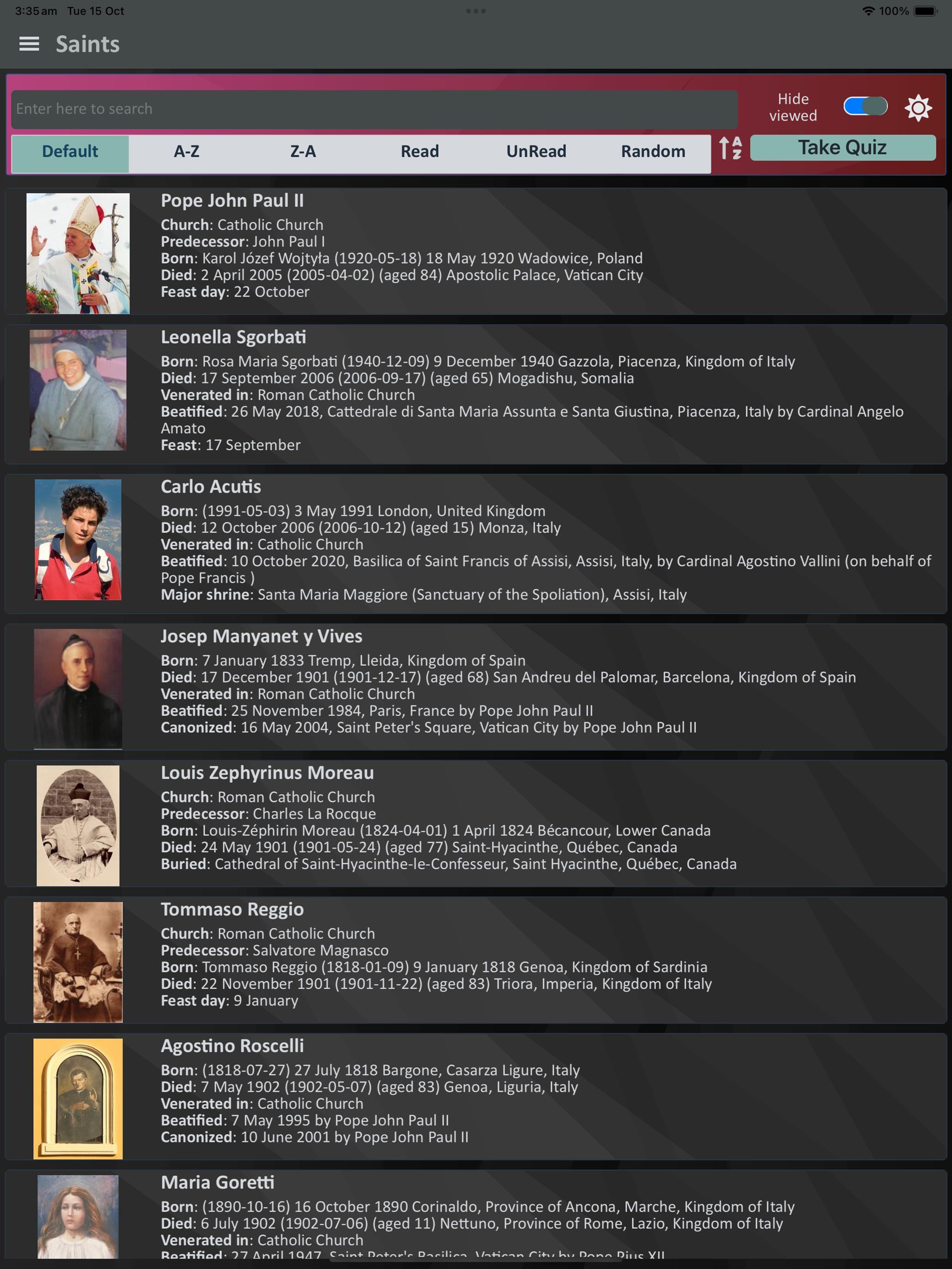 Popes of the Catholic Church