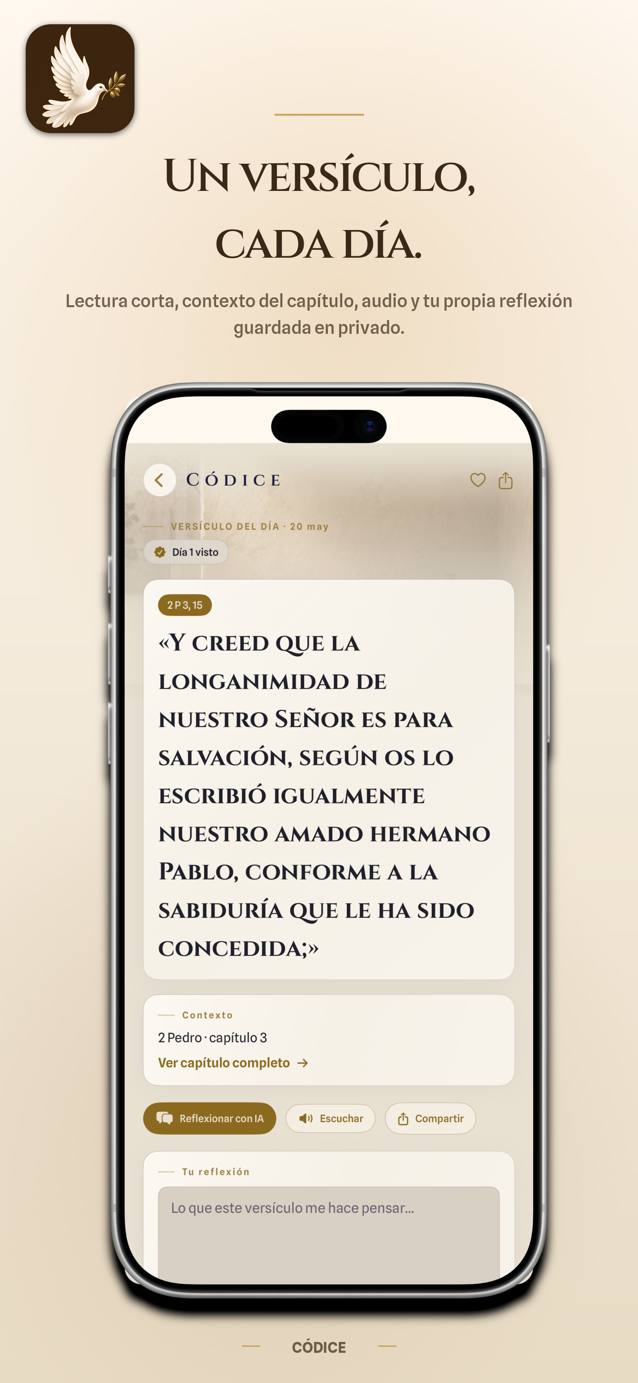 Códice: Biblia con IA screenshot 4