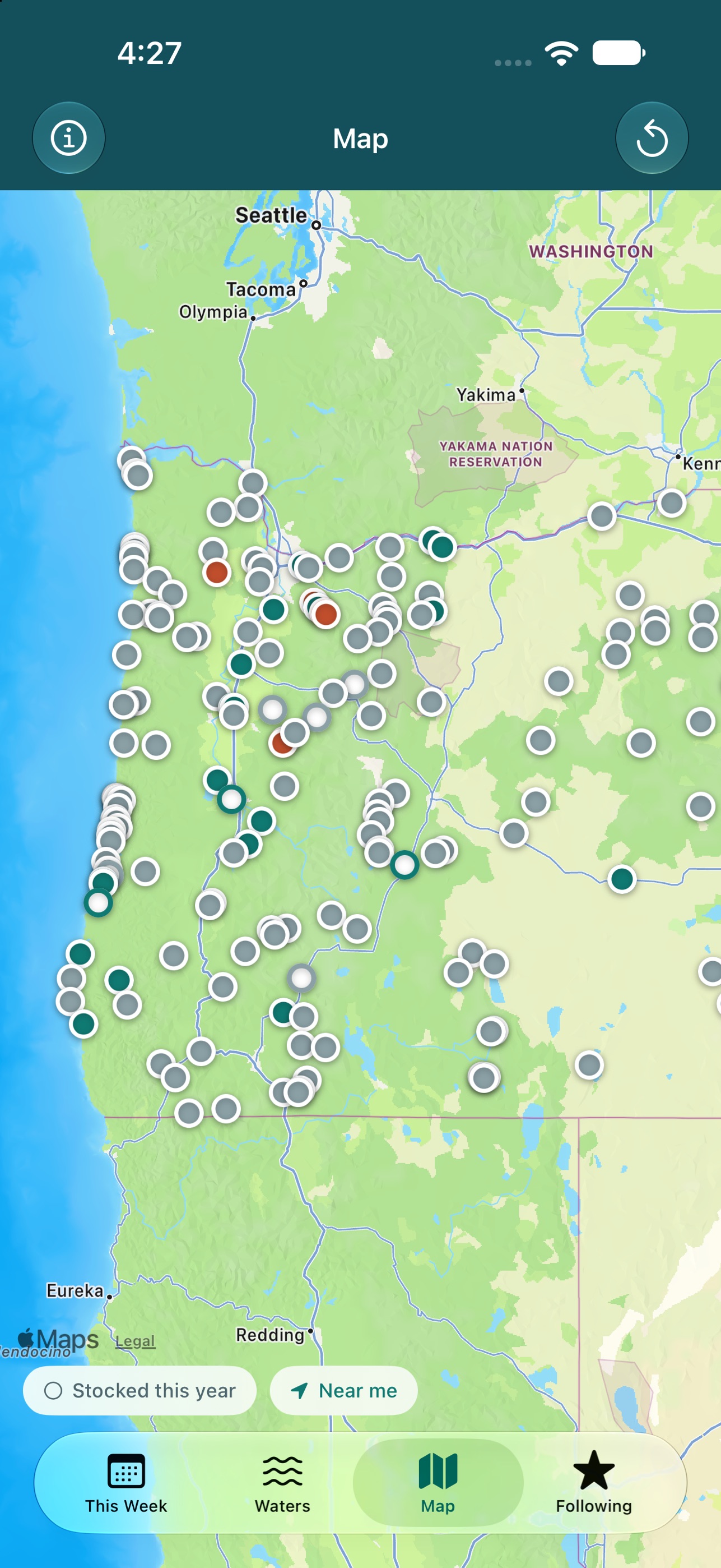 Screenshot 5 of PNW Trout Stocking