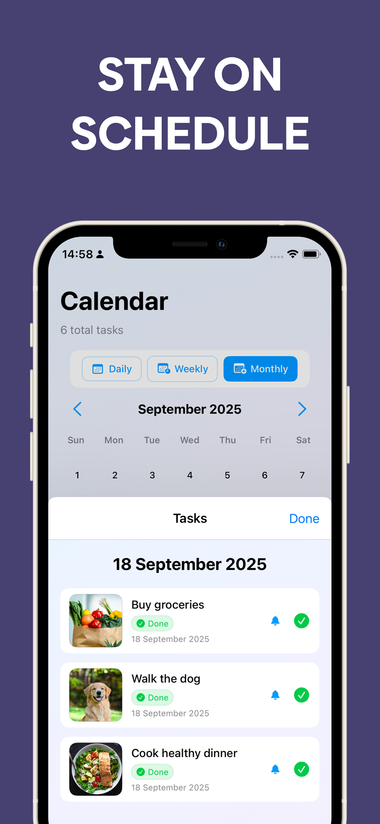 Daily task manager:TaskSnapper screenshot 3