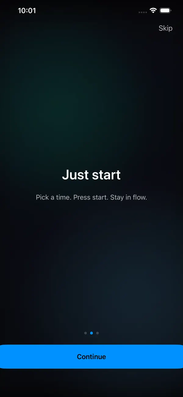Screenshot #2 pour Focus With Me: Timer & Sounds