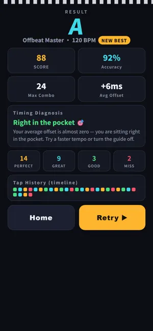 OFFBEAT — Rhythm Trainer screenshot 4