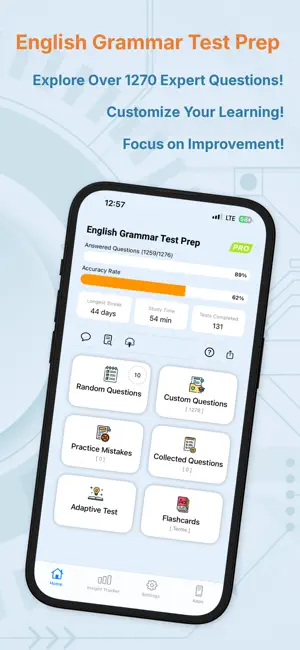 English Grammar Test Prep screenshot 1
