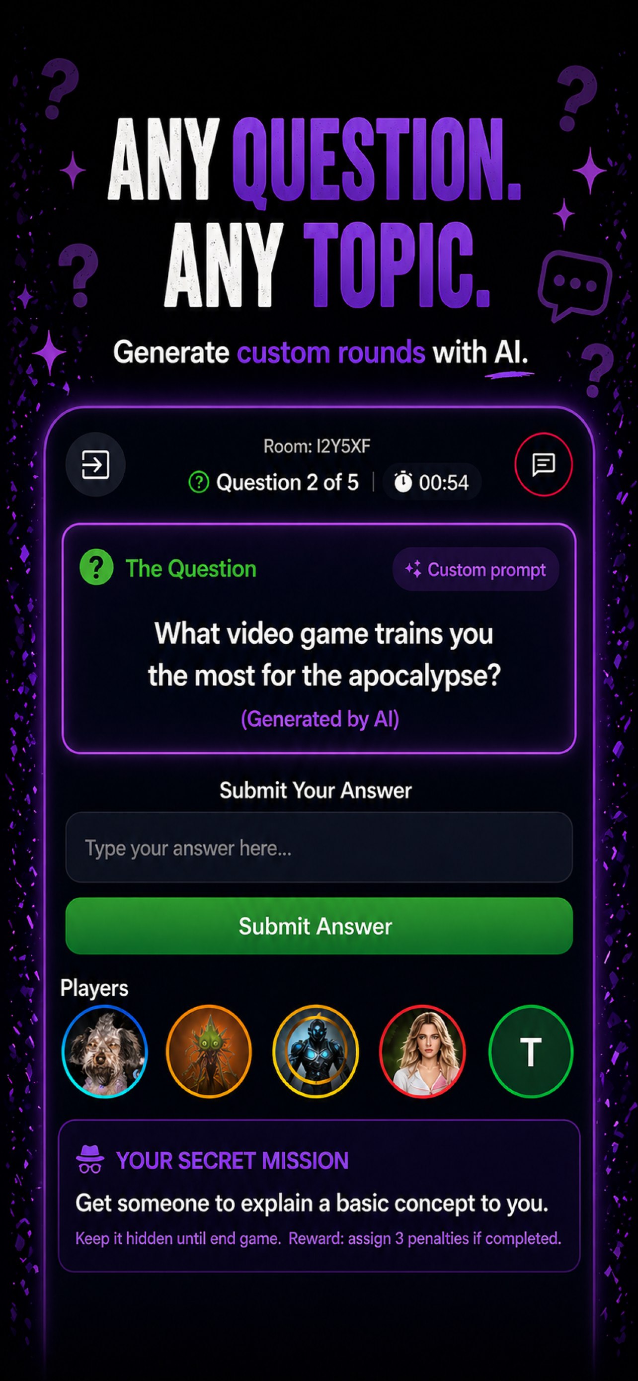 Trust Issues: Party Game
