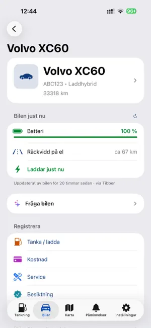 Bilpärmen screenshot 1