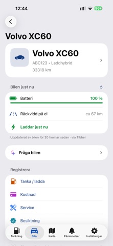 Bilpärmen screenshot