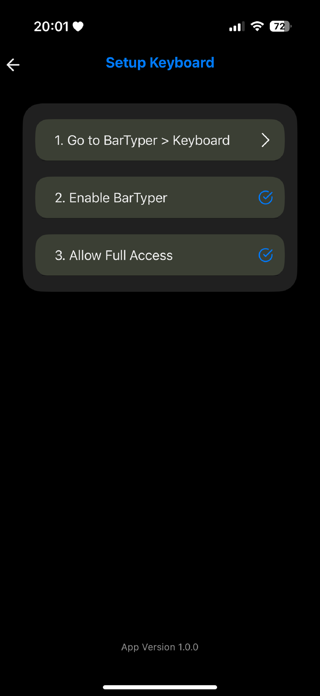 BarTyper Screenshot 3 of 6