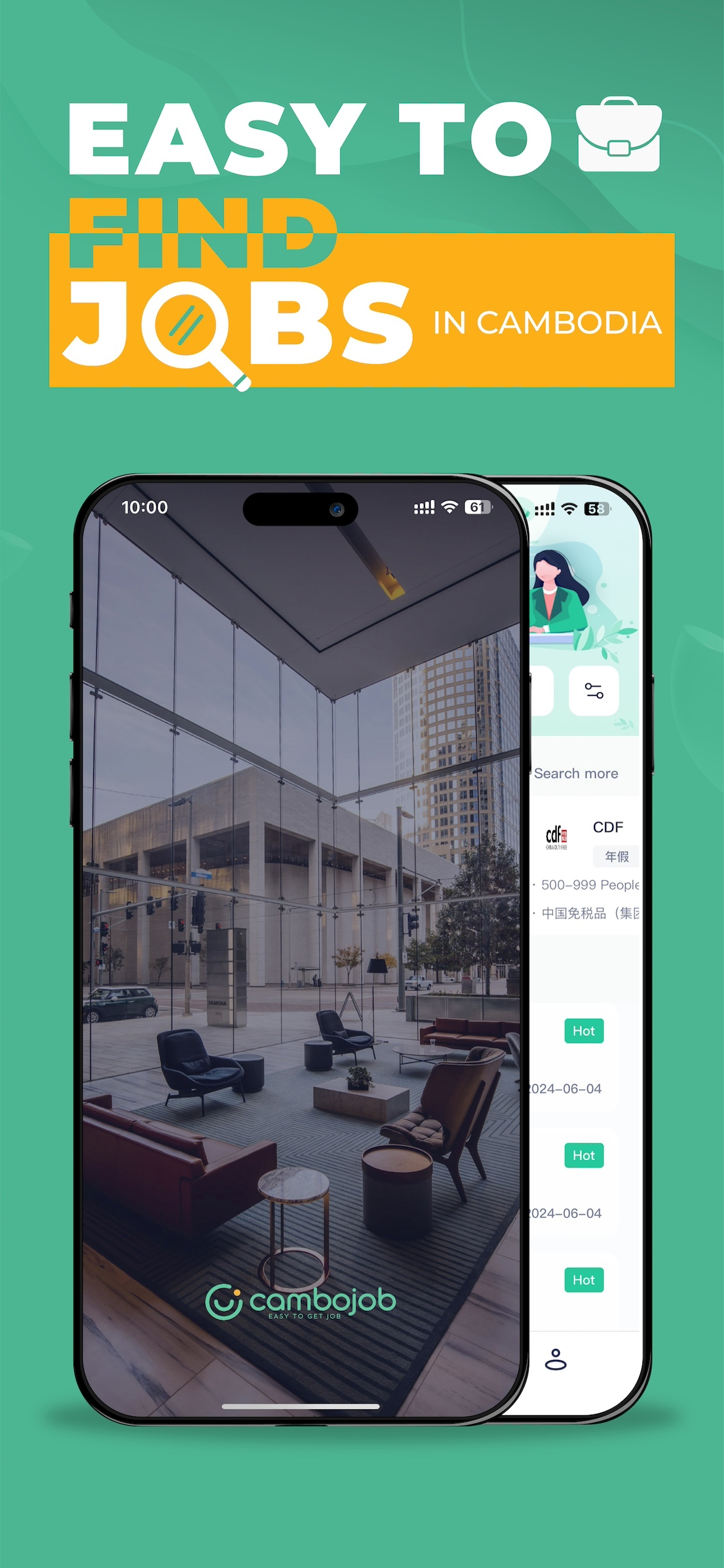CamboJob: Job Search app in KH