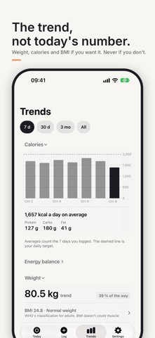 Tugga: Calorie & Macro Log screenshot 4