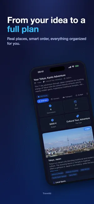 TravelAI: Trip & Route Planner screenshot 2