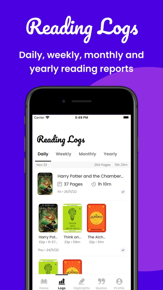 #3. Read More - Reading Tracker (iOS) 由: Shubham Nandanwar
