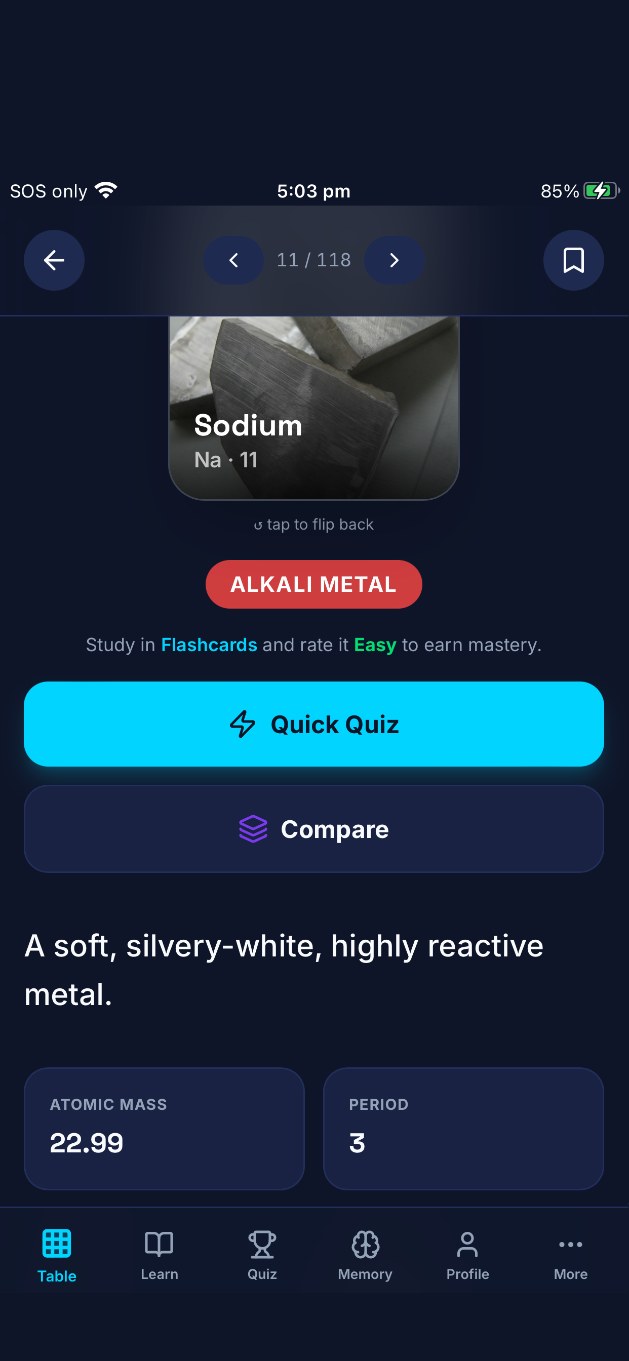 Periodic Table of Elements App screenshot 2