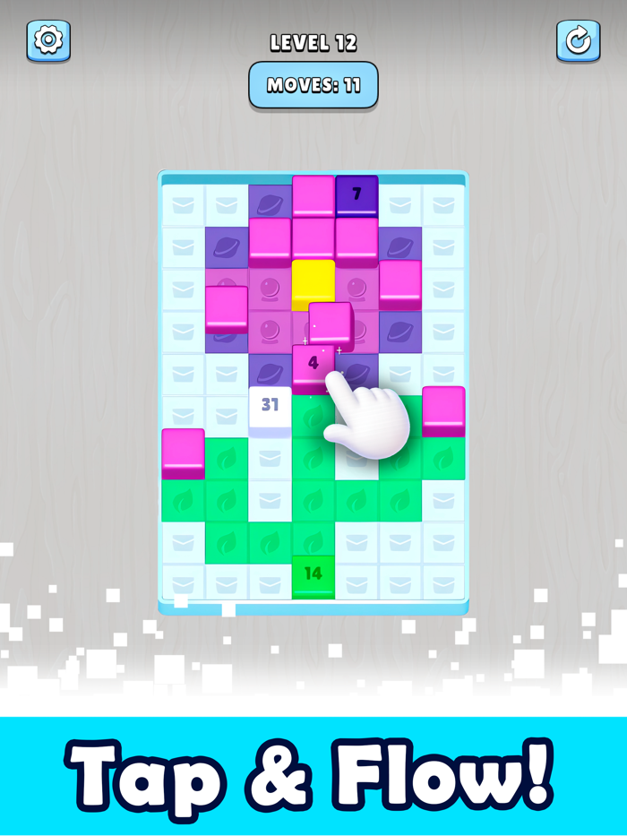 Color Flow Path Puzzle