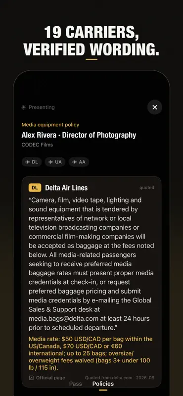 CrewPass — Film Crew ID screenshot 7 of 8