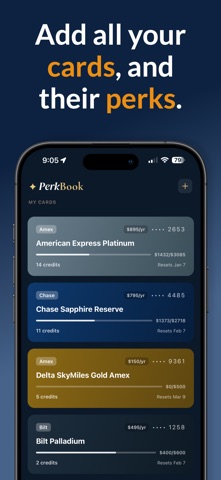 PerkBook screenshot