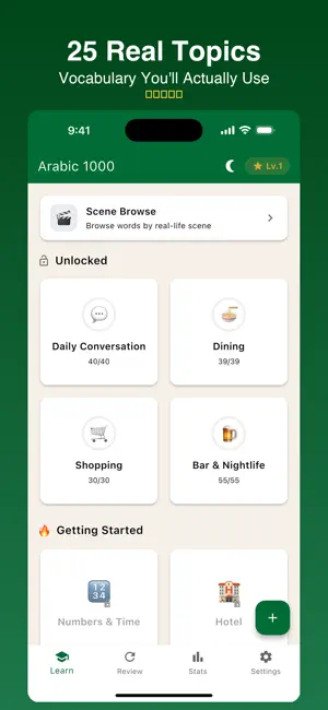 Learn Languages: 1000 Words screenshot 2