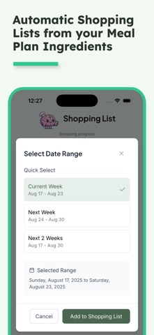Meal Planning with DinnerBrain screenshot