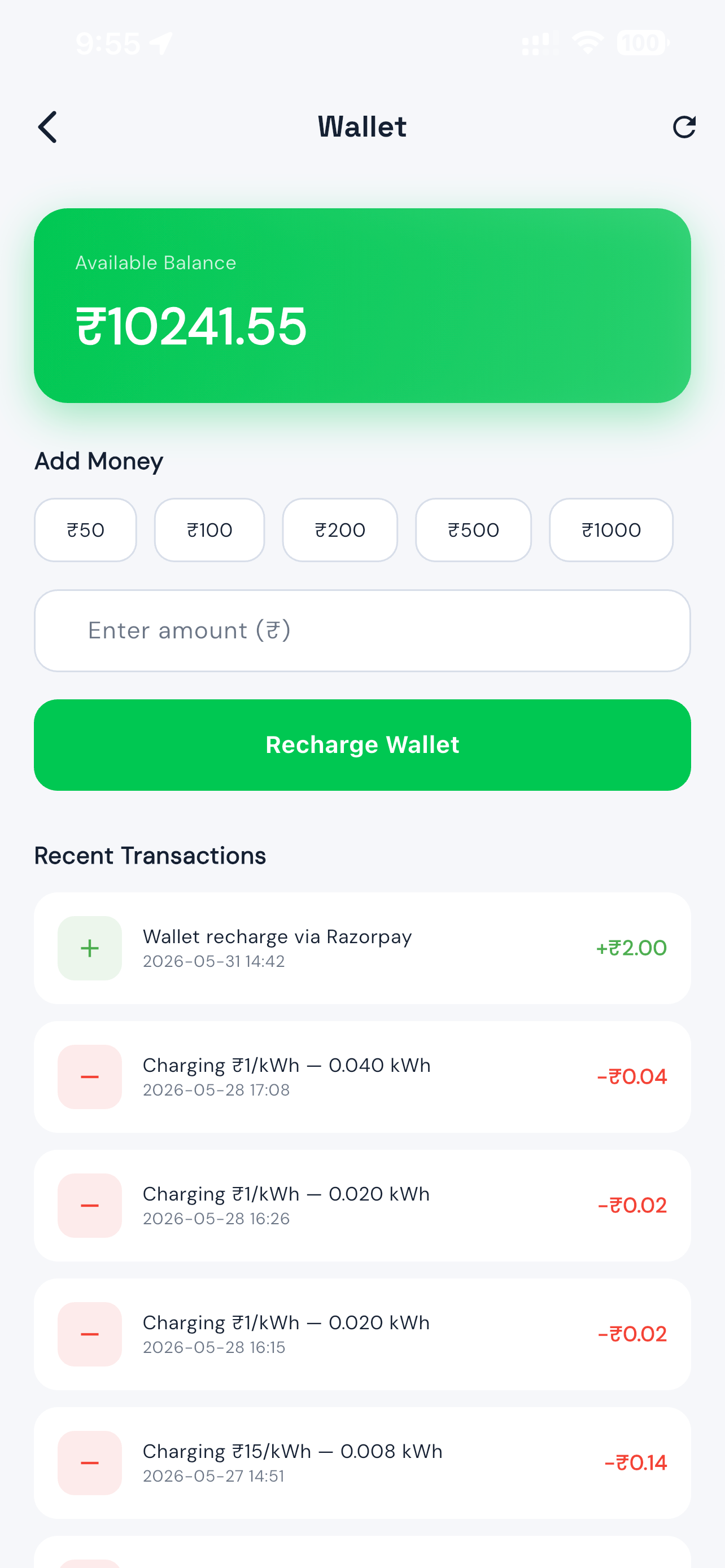 Salzer NexCharge screenshot 4