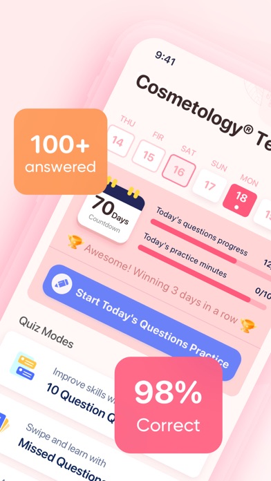 Cosmetology Exam Prep 2025 Screenshot