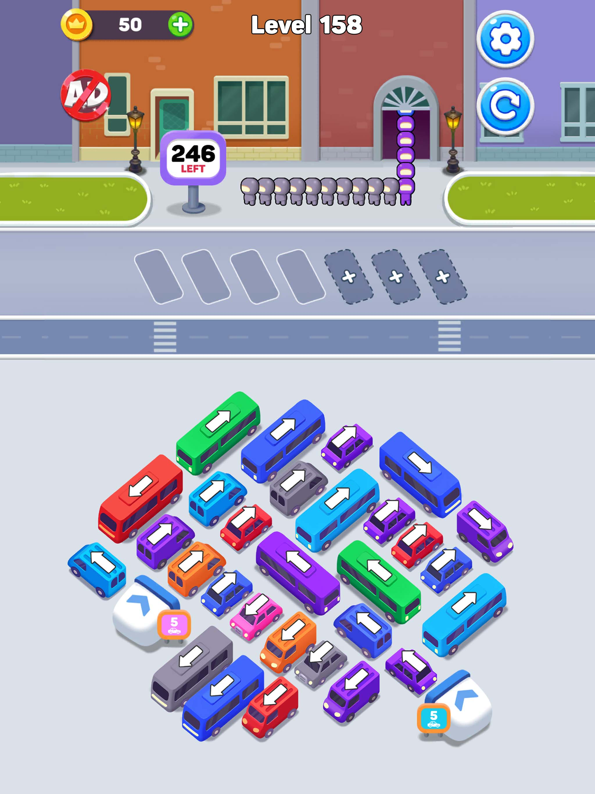 Bus Go: Color Car Sort