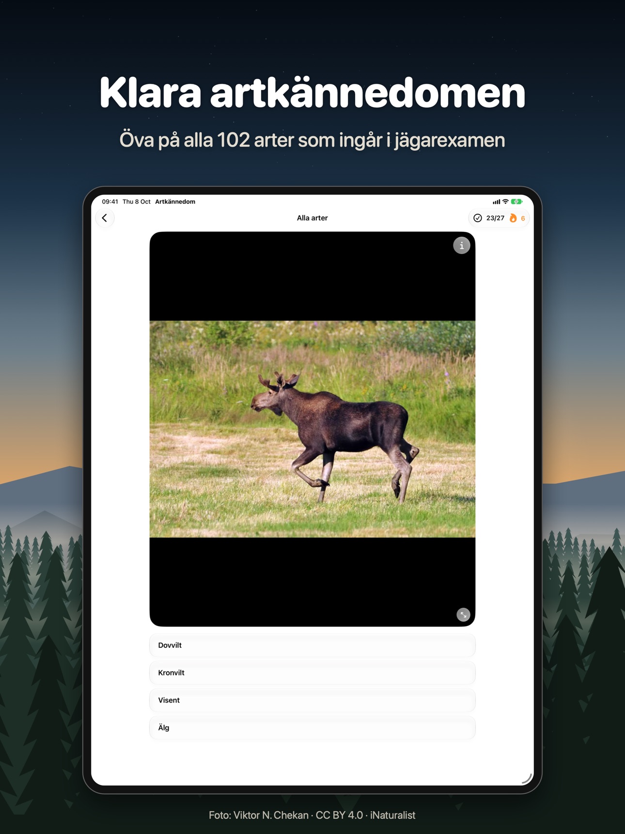 Screenshot 8 of Jakt: Artkännedom