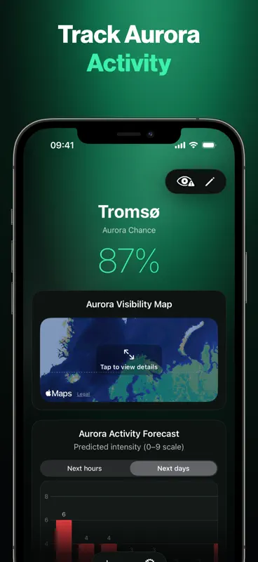 Aurora Live: Northern Lights screenshot 1 of 5