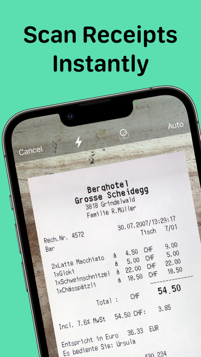 Expense Report - Scan Receipts screenshot 1