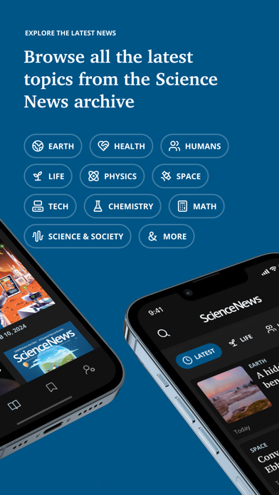 Science News Magazine Screenshot