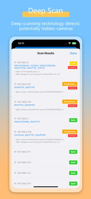 PeekScout - Spy Camera Finder screenshot 2