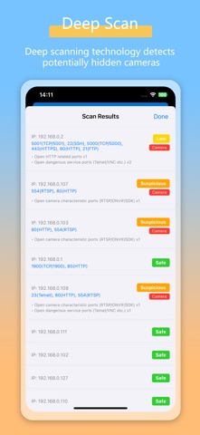 PeekScout - Spy Camera Finder Screenshot 2 of 4