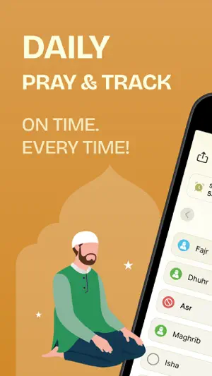 Prayer Times: Athan and Qibla screenshot 1