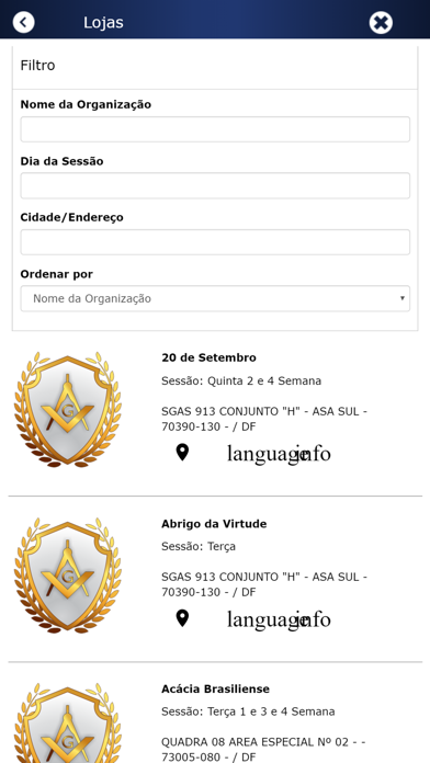 App screenshot