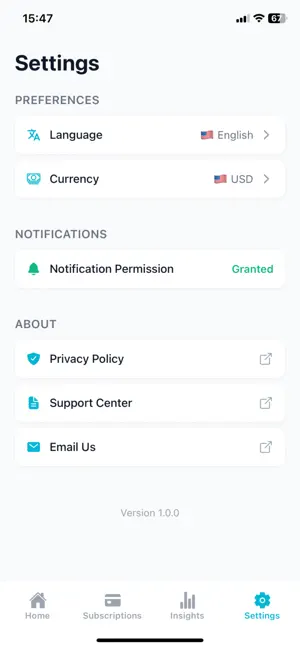 ManSub – Manage Subscriptions screenshot 4
