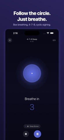 Inhale: Box Breathing Timer Screenshot 8 of 10