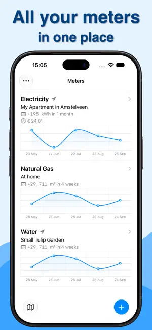 Meters – Energy Log & Tracker screenshot 1