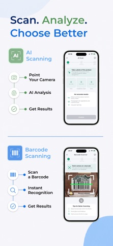 AI Food Scanner & Barcode Scan Screenshot 2 of 4
