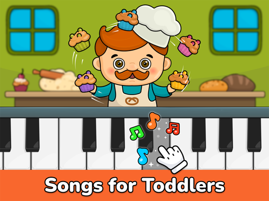Baby piano for kids & toddlers iPad screenshot 6 - Education app